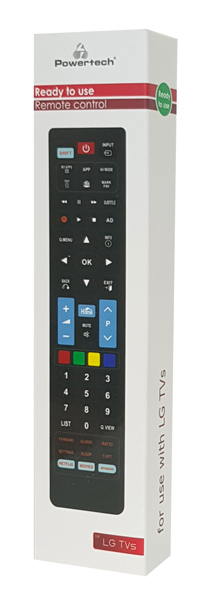 POWERTECH Τηλεχειριστήριο PT-830 για τηλεοράσεις LG PT-830