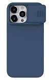 NILLKIN θήκη CamShield Silky Silicone για iPhone 15 Pro, μπλε 6902048266506