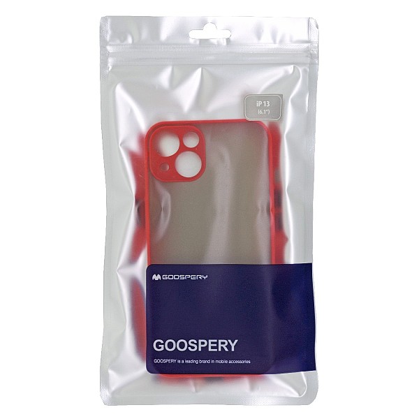Θήκη Goospery Camera Protect Peach Garden Bumper για Apple iPhone 13 Κόκκινο
