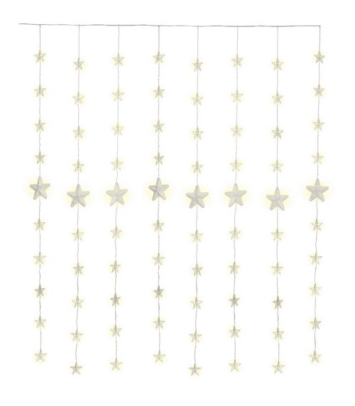 GOOBAY LED λαμπάκια κουρτίνα 57941, 3000K, 6.05m, IP44, 31V, 80 LEDs 57941